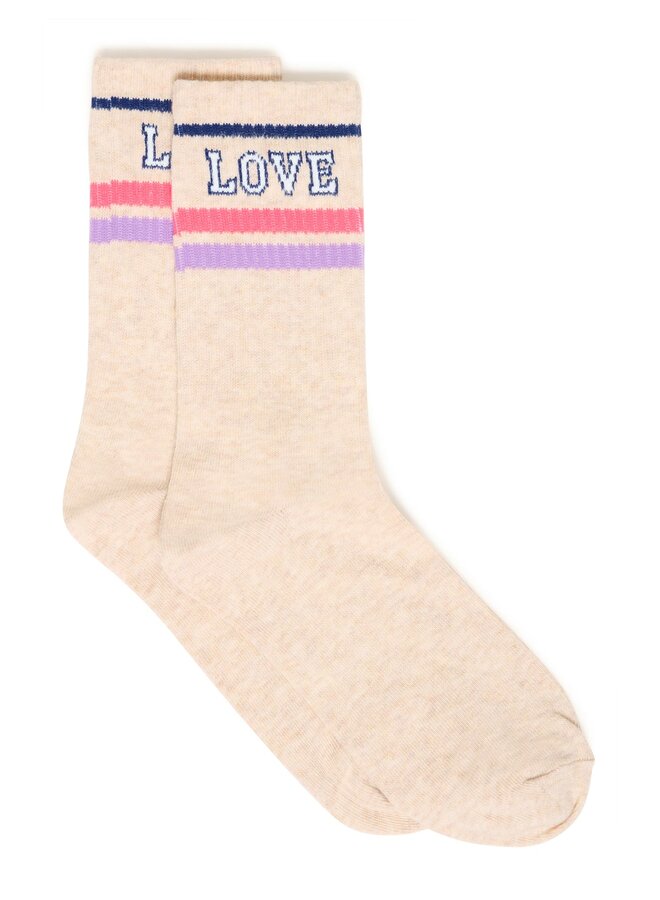 Iamalie Socks Purple Rose