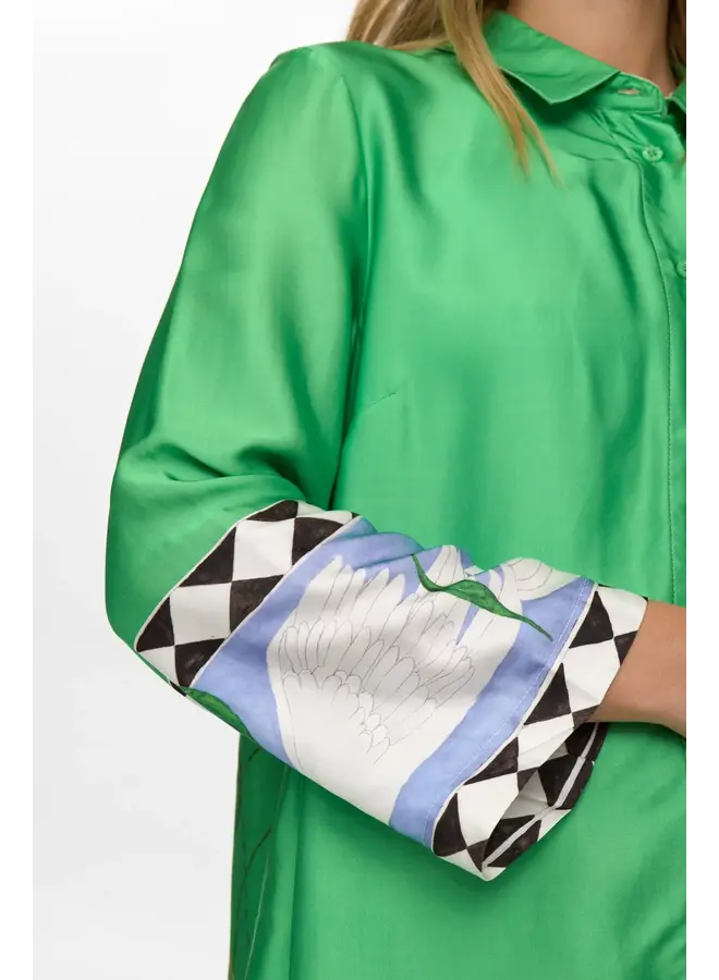 Nuadelina Shirt Vibrant Green