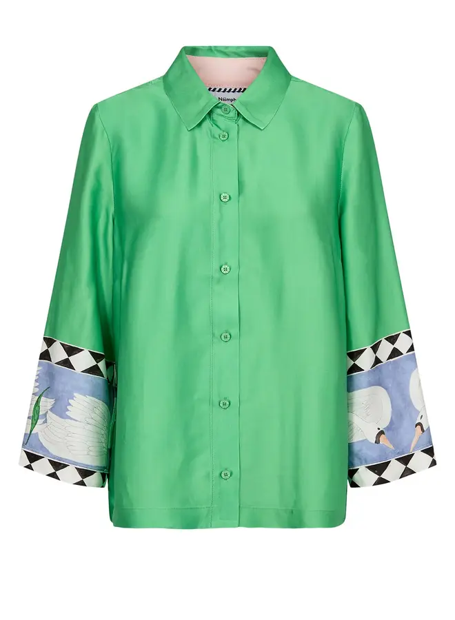 Nuadelina Shirt Vibrant Green