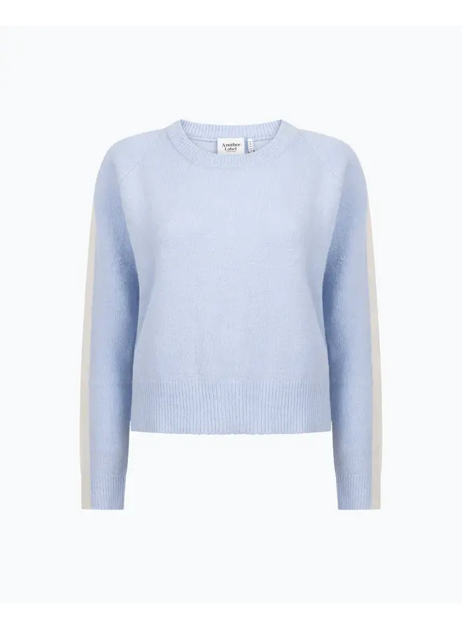 Emily Knitted Pull Sheer Blue