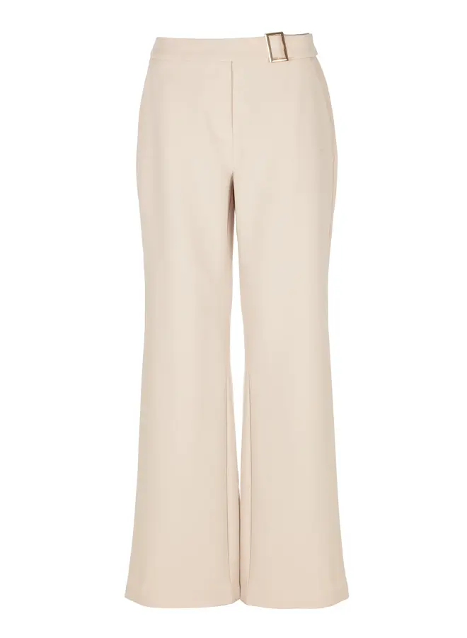Lolani Buckle Pants Beige