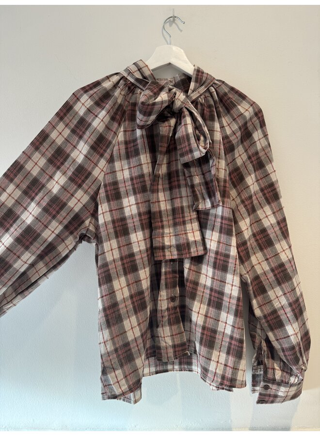 Blanche Blouse Check