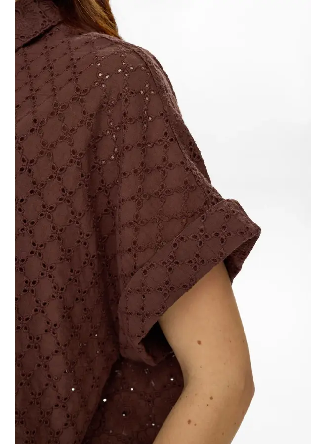 Nupalma Sleeveless Shirt Chicory Coffee