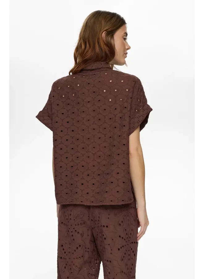 Nupalma Sleeveless Shirt Chicory Coffee