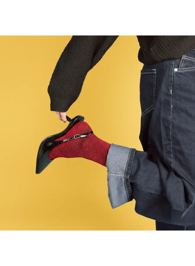 Klue Socks Cherry Glitter