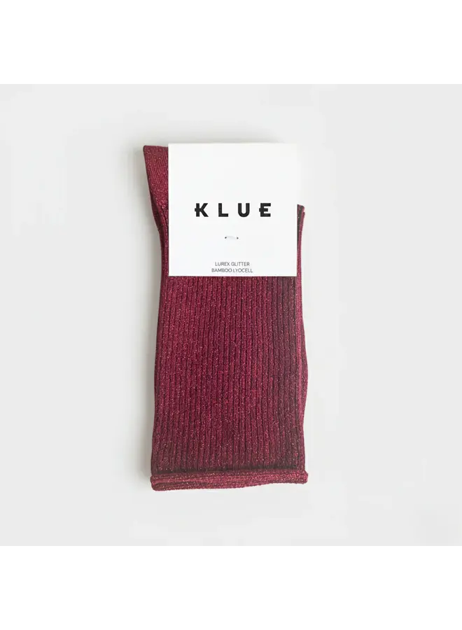 Klue Socks Cherry Glitter