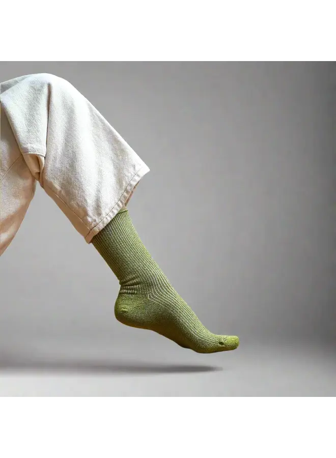 Klue Socks Olive Green Glitter