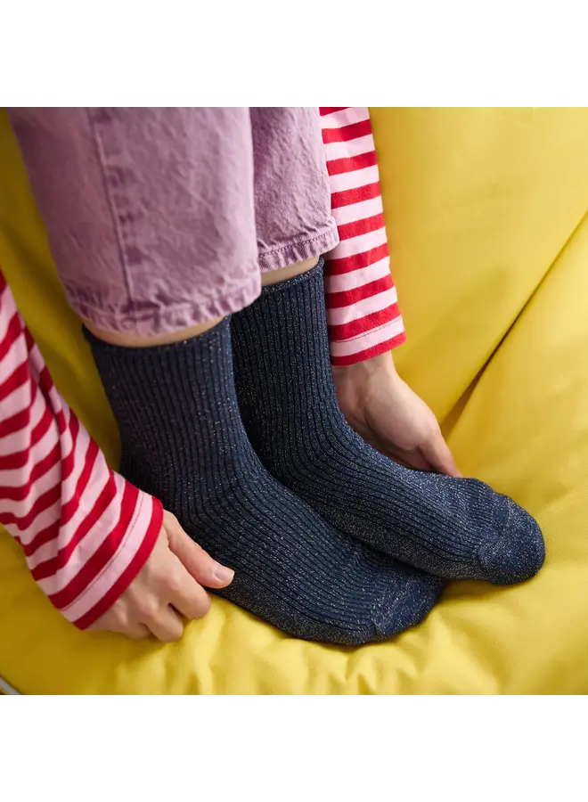 Klue Socks Blue Glitter