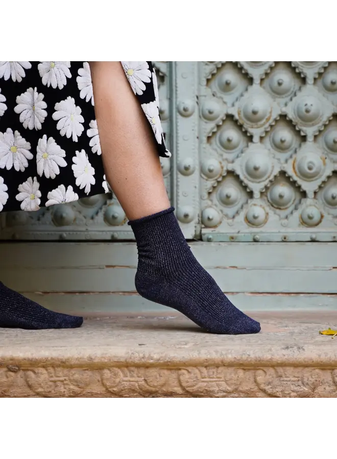 Klue Socks Blue Glitter