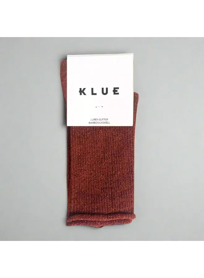 Klue Socks Red Glitter