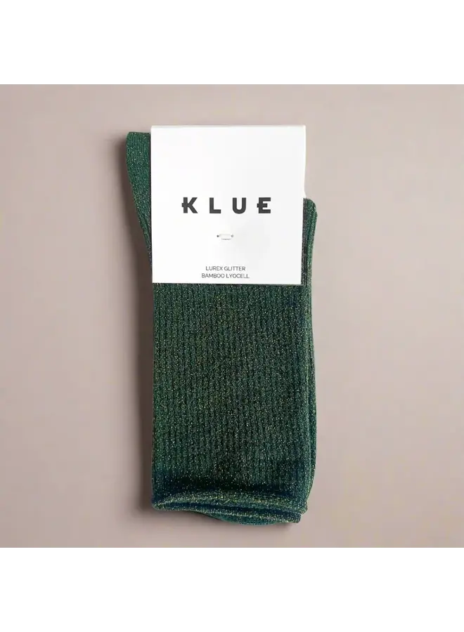 Klue Socks Green Glitter