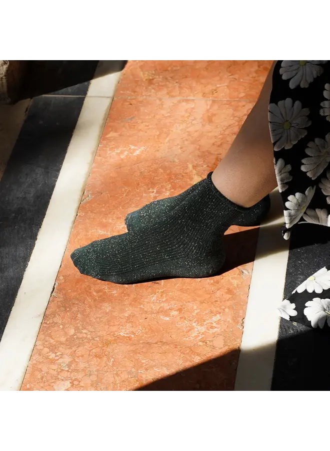 Klue Socks Green Glitter