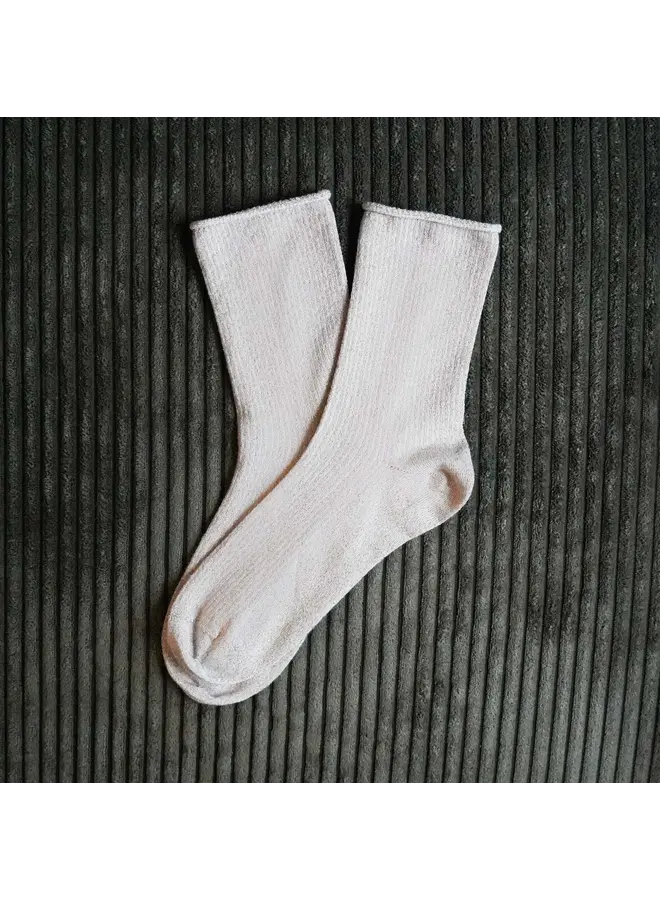 Klue Socks Beige Glitter
