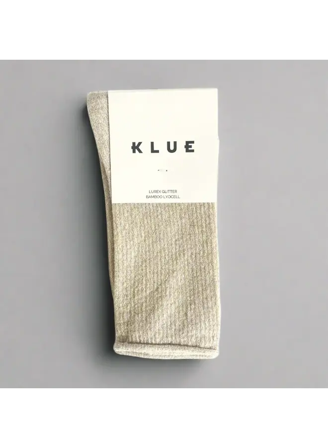 Klue Socks Beige Glitter