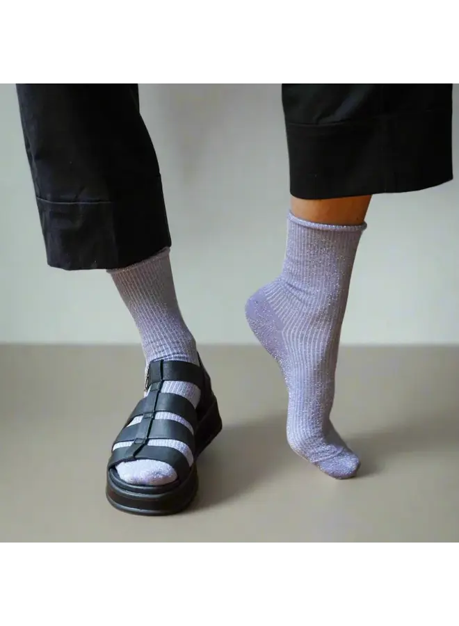 Klue Socks Lilac Glitter