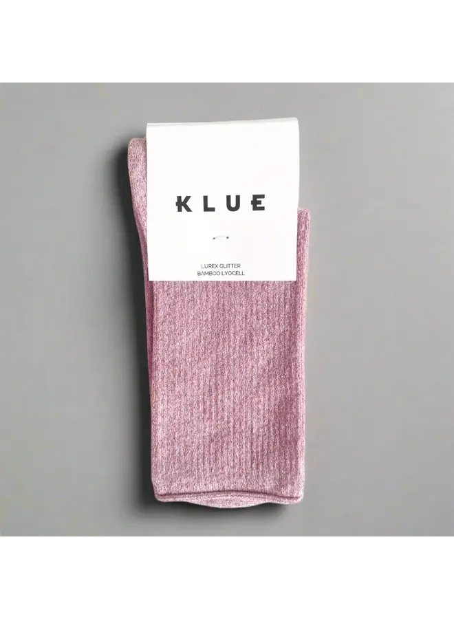 Klue Socks Pink Glitter