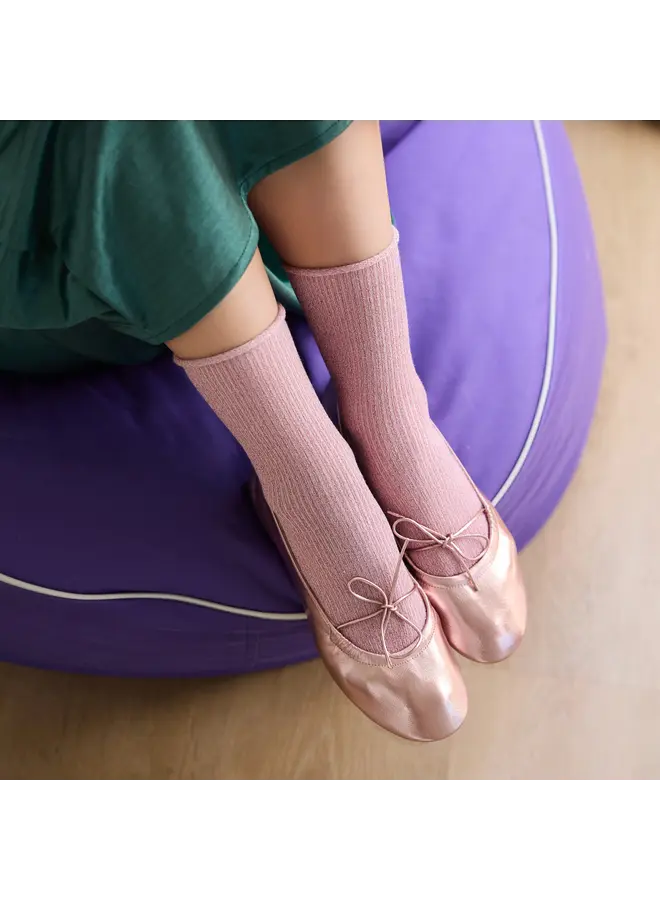 Klue Socks Pink Glitter