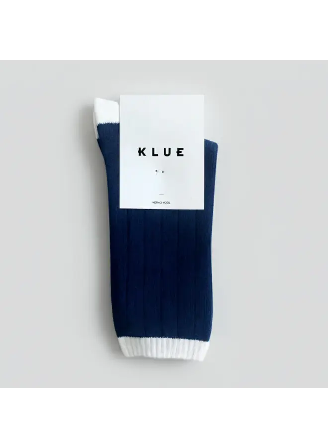 Klue Socks Merino Wool Navy White
