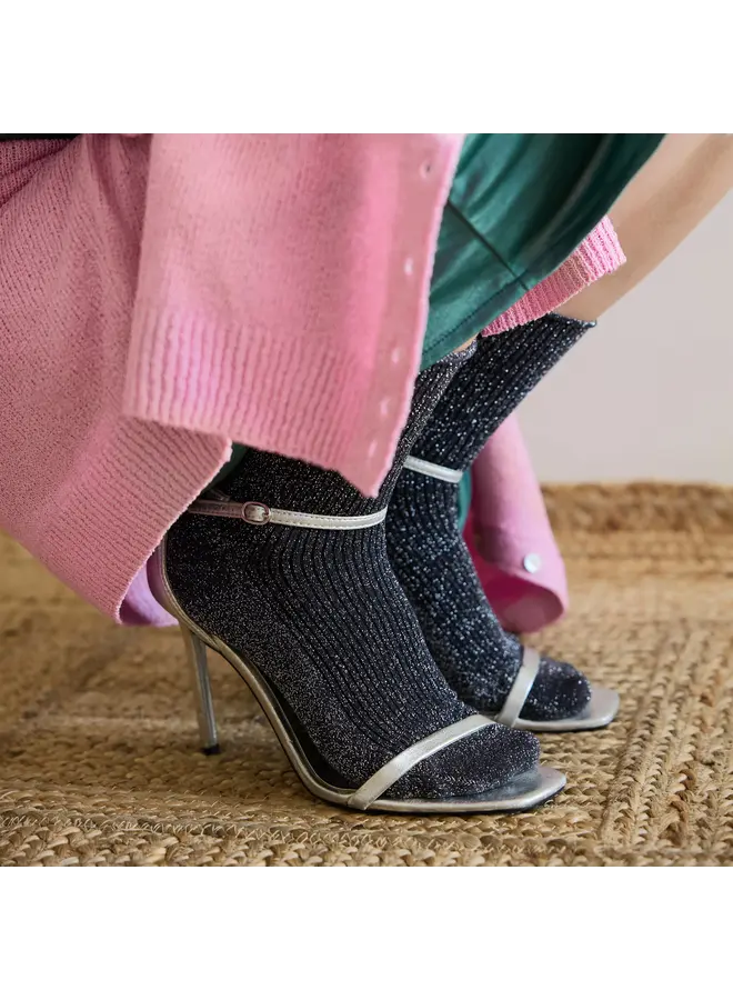 Klue Socks Grey Glitter