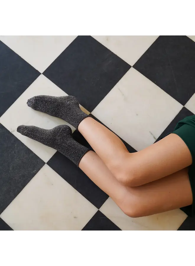 Klue Socks Grey Glitter
