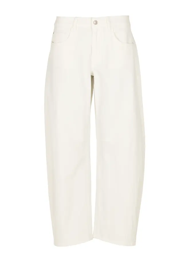 Luna Pants Barrel White