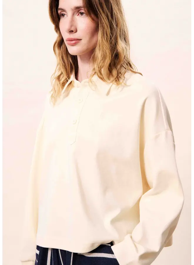 Larimar Polo Pull Creme