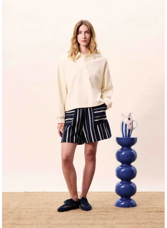 Larimar Polo Pull Creme