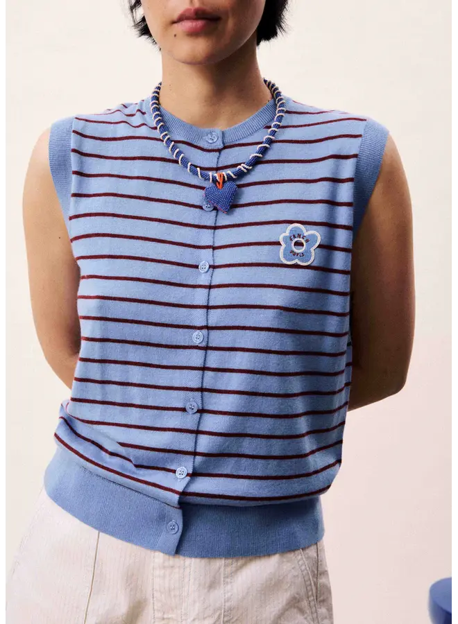 Glacier Cardigan Bleu Lavande