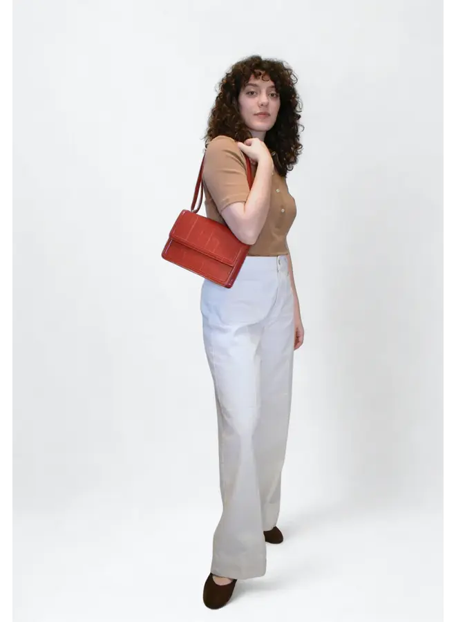 Callie Stroke Structure Scarlet Red