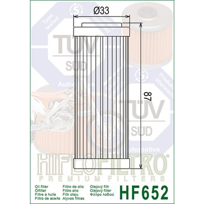 Hiflo Ölfilter HF652