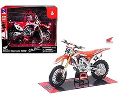 New Ray Honda Racing Team CRF450R Cole Seely #14 Motorcycle Model 1:12