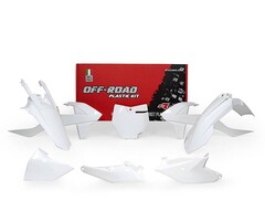 R-tech Plastikkit KTM SX 85 18- Weiß 5tlg