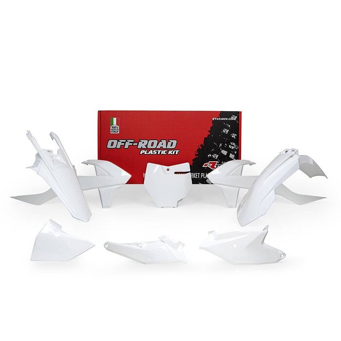 R-tech Plastikkit KTM SX 85 18- Weiß 5tlg