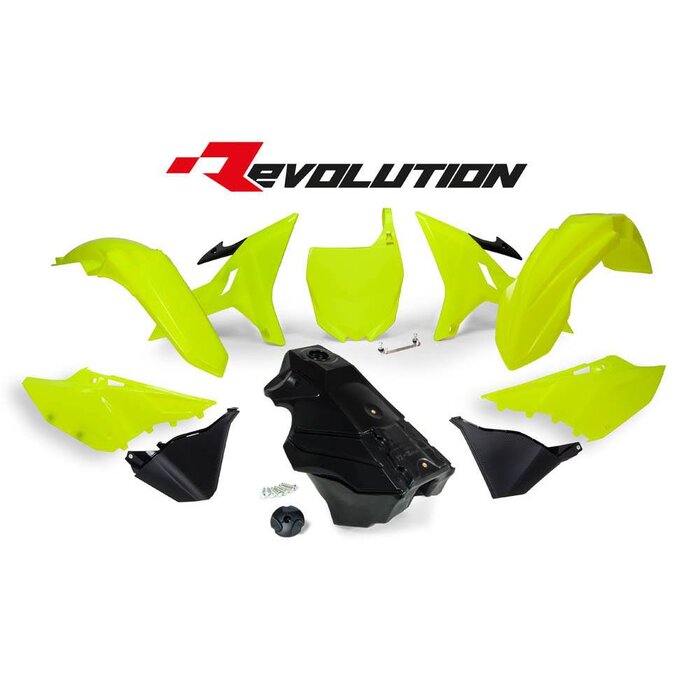 R-tech REVOLUTION KIT YZ 125/250 02- / WR 250 16- Neongelb inkl. Tank