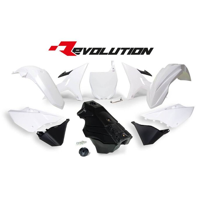 R-tech REVOLUTION KIT YZ 125/250 02- / WR 250 16- weiss inkl. Tank