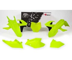 R-tech Plastikkit KTM SX/SXF 16-18 6-teilig neon gelb