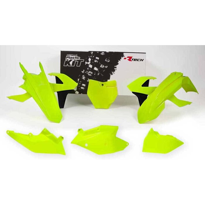 R-tech Plastikkit KTM SX/SXF 16-18 6-teilig neon gelb