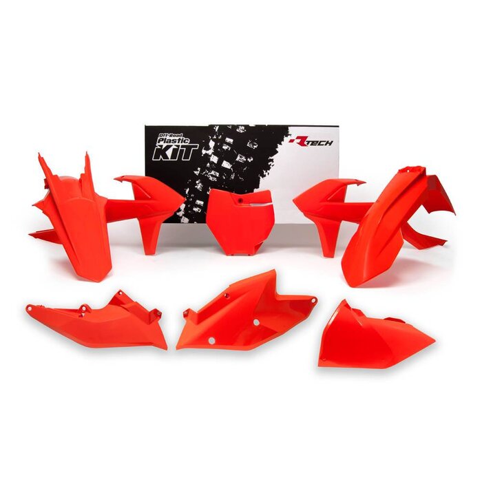 R-tech Plastikkit KTM SX/SXF 16-18 6-teilig orange