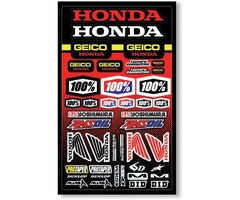100 % Team Geico Honda Sticker Kit
