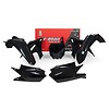 R-tech Plastikkit Yamaha YZF 450 2018- Schwarz 5tlg.