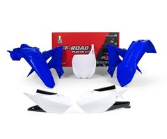 R-tech Plastikkit Yamaha YZF 450 ab Bj. 2018- blau weiss OEM 5tlg.