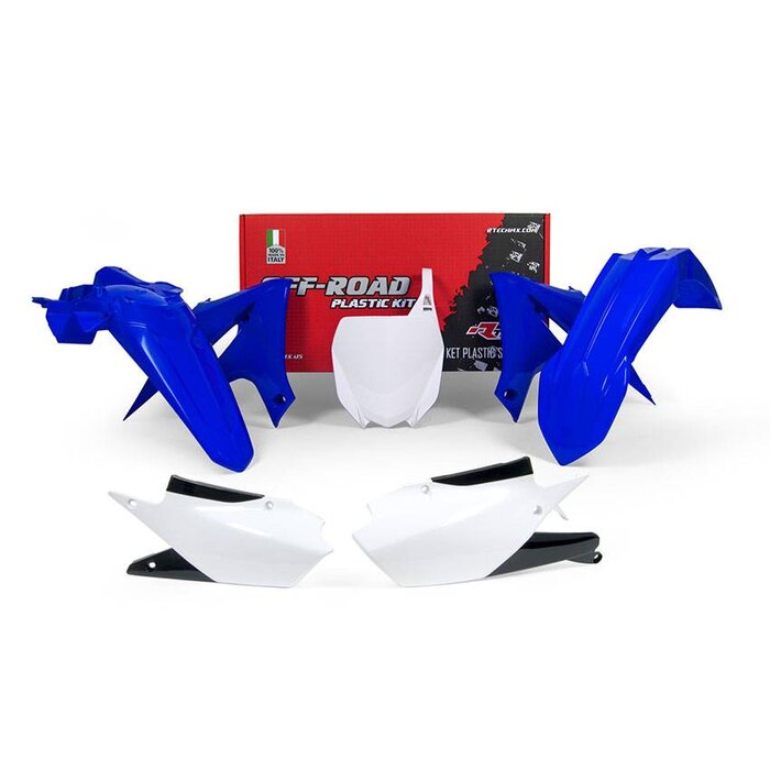R-tech Plastikkit Yamaha YZF 450 ab Bj. 2018- blau weiss OEM 5tlg.