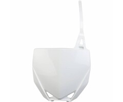 UFO Front Number Plate weiss für Yamaha YZ65