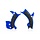 X-Grip Frame Protector für Yamaha YZ250F ab 19 / YZ450F ab 18