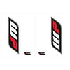 4MX Stickerset Gabel Aufkleber Fork Decal WP transparent