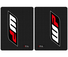 4MX Stickerset Gabel Aufkleber Fork Decal WP Carbon