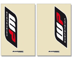 Blackbird Stickerset Gabel Aufkleber Fork Decal WP transparent