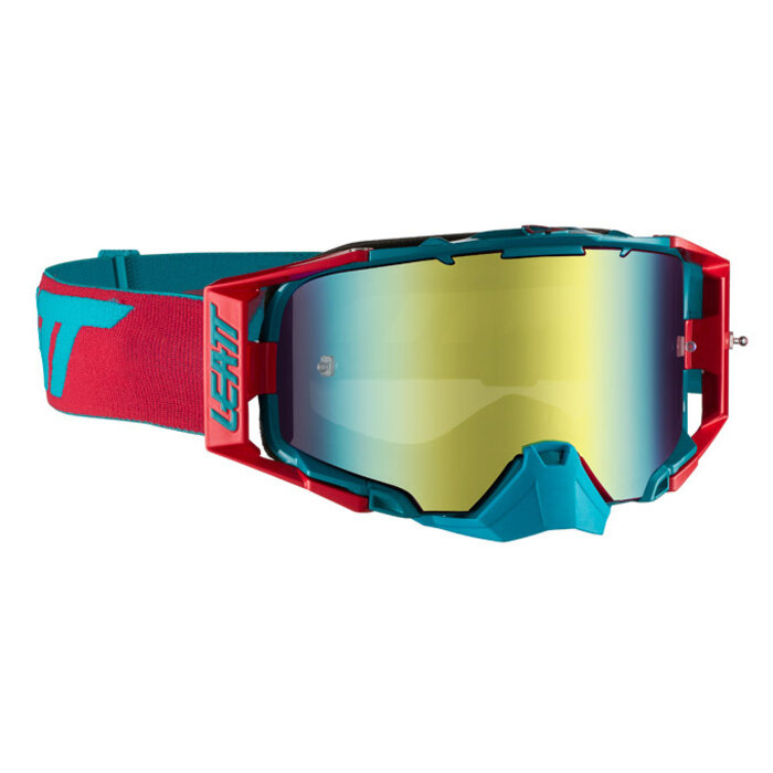 Leatt Brille Velocity 6.5 Iriz rot-teal verspiegelt