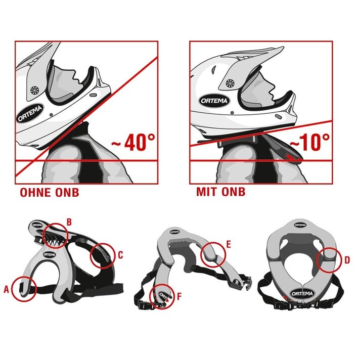 Ortema Nackenschutz ONB Neck Brace schwarz