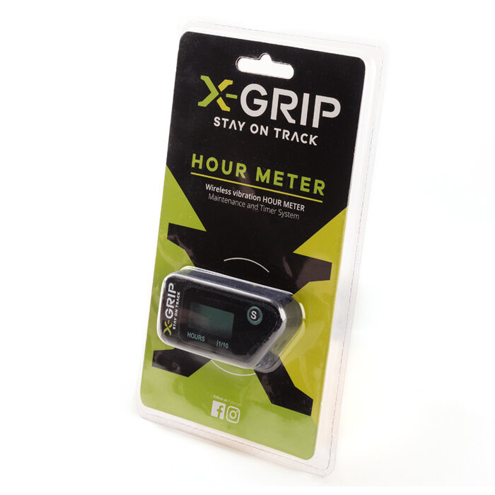 X-Grip Vibrations - Stundenzähler für Motocross und Enduro Motorräder